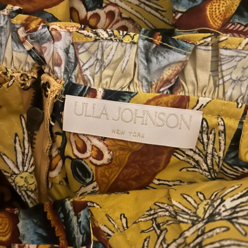 Ulla Johnson Josefine Yellow Floral Maxi Dress - Picture 9 of 15
